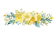 Sunny Yellow Floral Set, an Illustration by Designs_River (Thumbnail 11 of 11)