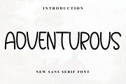 Adventurous, a Serif Font by FreshTypeINK (Thumbnail 1 of 8)