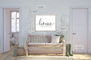 Interior Mockup Farmhouse Bundle, a Household Mockup by Designed By Gorovaya (Thumbnail 26 of 26)