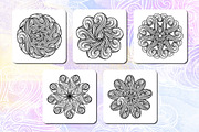 Vortex waves graphic set, a Pattern Graphic by Graphic Magic (Thumbnail 4 of 7)