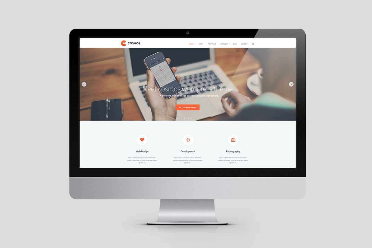 Website Landing Page PSD, a Templates & Theme by vog (Photo 1 of 5)