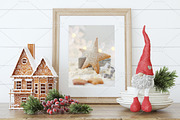 Christmas mockup., a Poster Template by MyHomeMockups (Thumbnail 5 of 7)