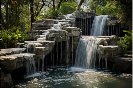 Sculptural Outdoor fountain, a Nature Photo by Ylivdesign