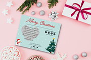 Christmas Thank You Card Bundle, a Card Template by Miku Waku (Thumbnail 5 of 7)