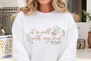 It Is Well With My Soul PNG, Trendy, a Graphic by Vector Portal (Thumbnail 7 of 9)