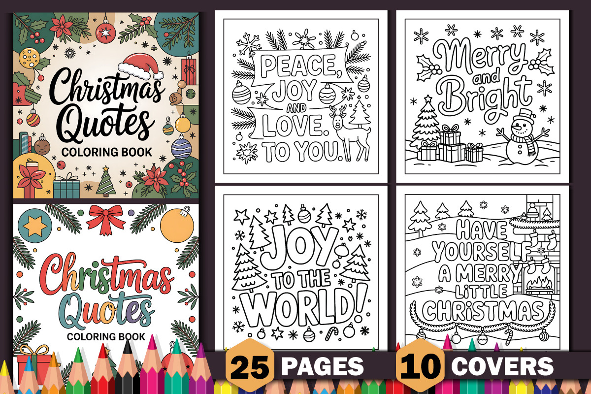 Quotes Coloring Books Bundle, an Object Graphic by protabsorkar11 (Photo 3 of 14)