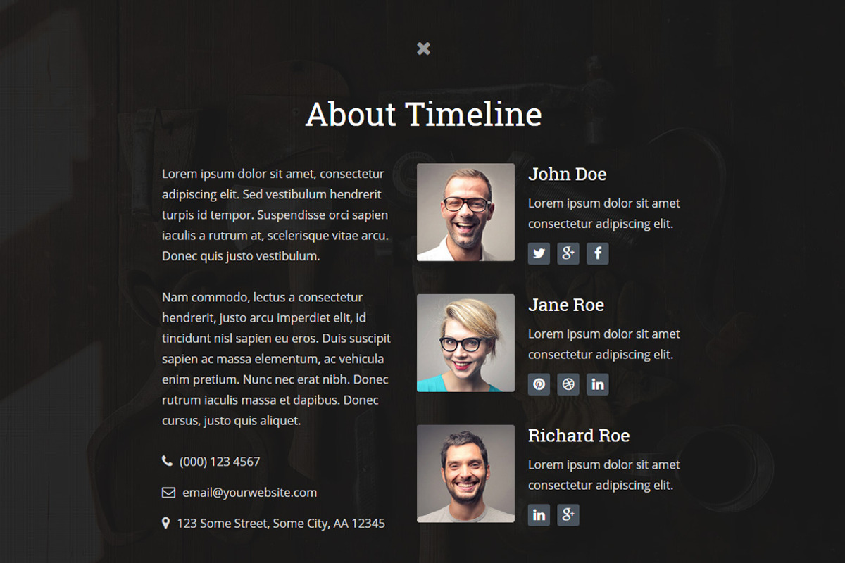 Timeline - Coming Soon Template, a HTML Template by Linewp (Photo 4 of 4)