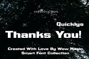 Quicklys, a Serif Font by Wow Magic (Thumbnail 3 of 3)