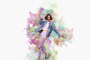 Pastel Watercolor Photoshop Action