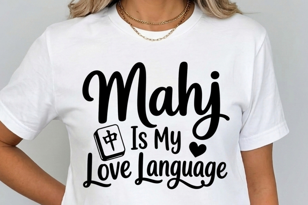 Mahjong Phrases PNG Bundle, a Work Illustration by Tanya Kart (Photo 2 of 9)