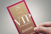 MINIMAL VIP PASS card, a Card Template by Tzochko (Thumbnail 1 of 5)