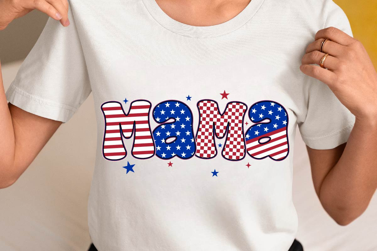 Fourth Of July American Mama Svg, an Object Graphic by Digi_Design_World (Photo 6 of 6)