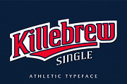 Killebrew Single | Athletic Typeface, a Blackletter Font by StudioWorks (Thumbnail 1 of 6)