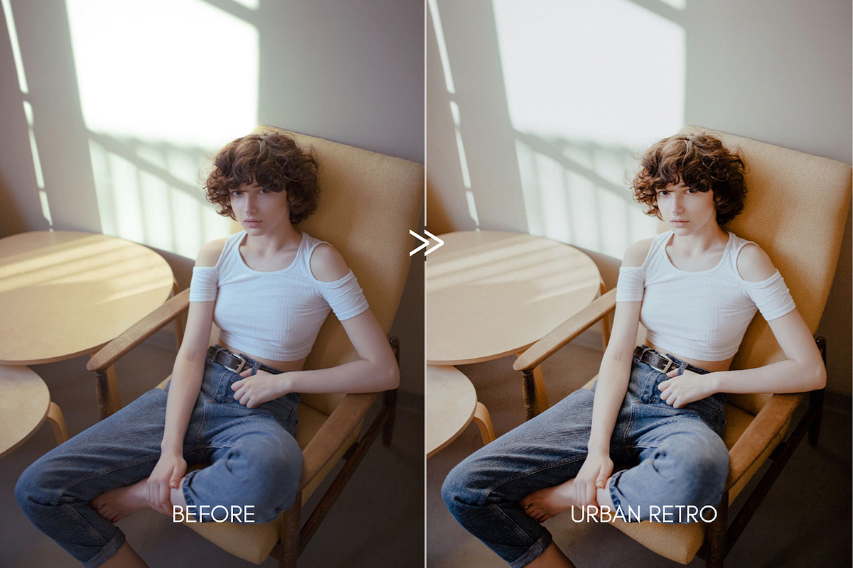 URBAN RETRO Moody Editorial Presets preview 3