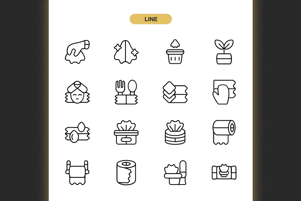 Tissue Paper Icons, an Icon by Spacepixel Creative (Photo 2 of 3)