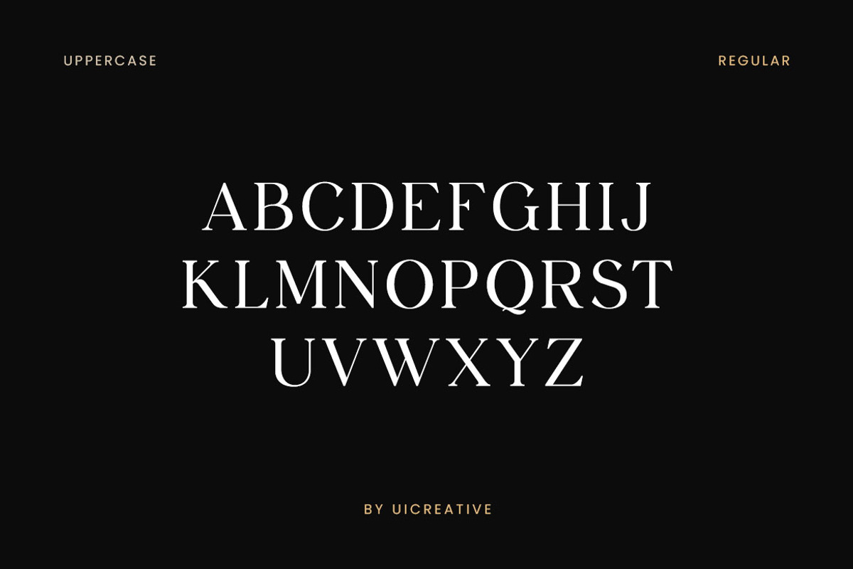 Grandiosity Elegant Serif Font, a Serif Font by UICreative (Photo 7 of 13)