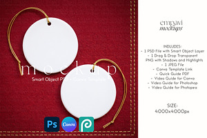 Ornament Mockup Set of 2