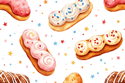 Eclairs Pastry Bundle Set, a Food Illustration by PLUM&FIGS (Thumbnail 4 of 7)