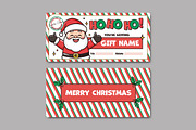 Santa Illustration Gift Certificate, a Print Template by McLittle Stock (Thumbnail 3 of 3)