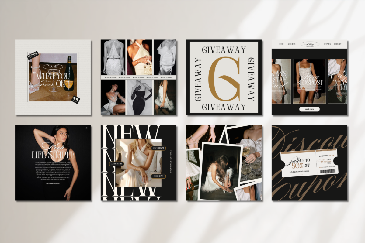 Editorial Instagram Templates, a Social Media Template by Ad Astra Creations (Photo 4 of 6)
