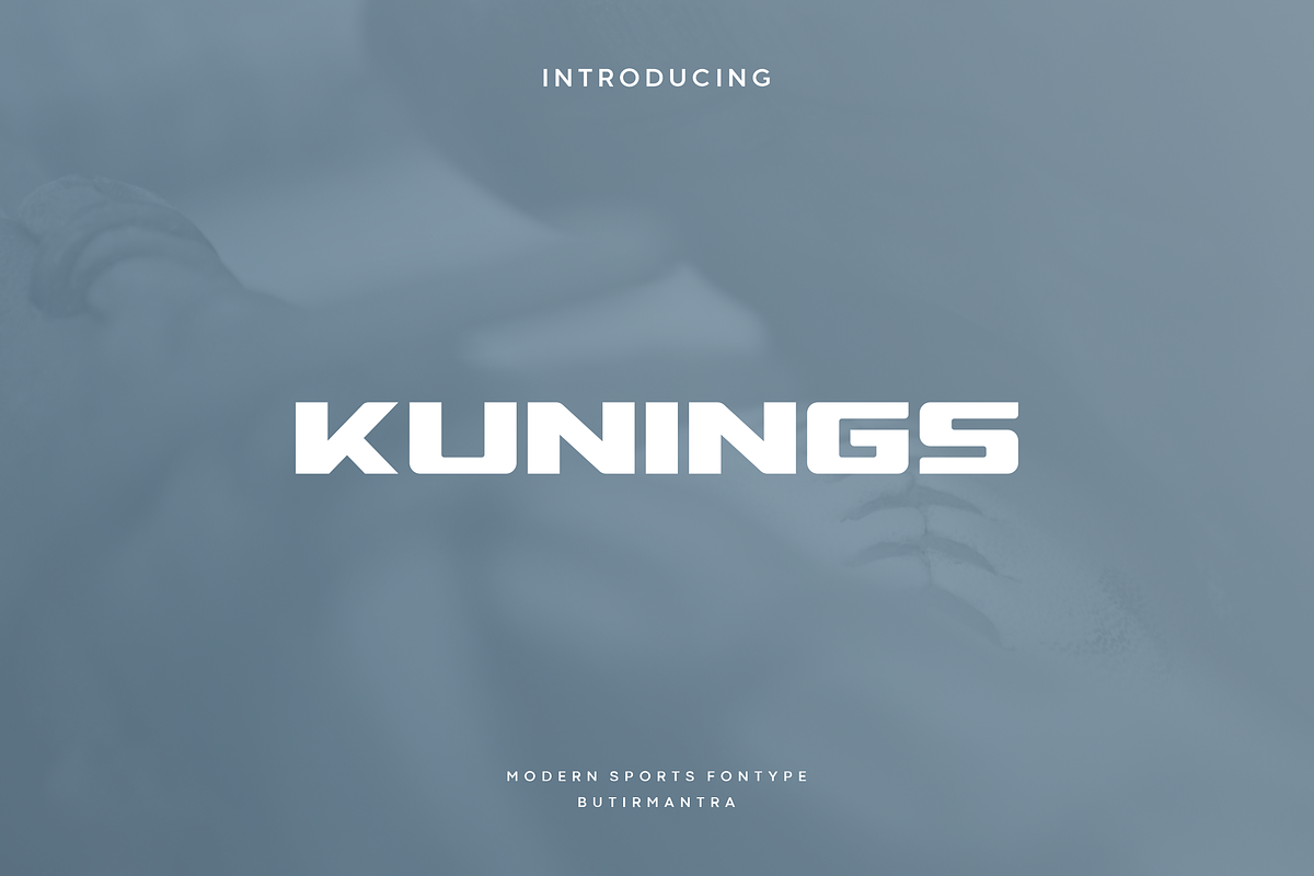 Kunings - Modern Display Typeface, a Sans Serif Font by Letterna (Photo 1 of 3)