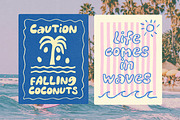 Feelin Tropical Font Set, a Handwritten Font by Nicky Laatz (Thumbnail 5 of 13)