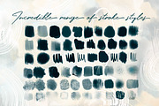 Modern Abstract Procreate Brushes, a Brushes & More by DeloresArt (Thumbnail 3 of 19)