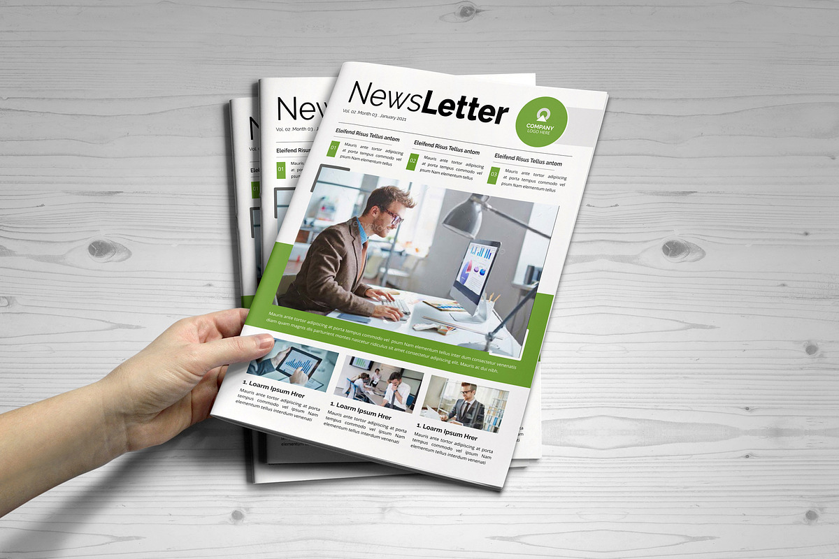 Business Newsletter Template v3, a Brochure Template by JanySultana (Photo 10 of 12)