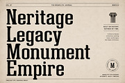 Monolith, a Slab Serif Font by Wow Magic (Thumbnail 3 of 5)