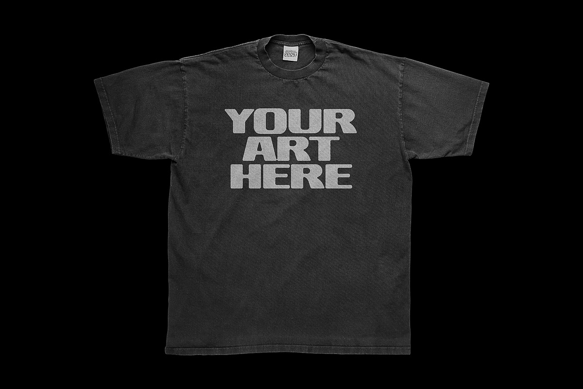 Vintage Box T-Shirt Mockup Bundle, a Shirt Mockup by Mad Supply (Photo 1 of 7)