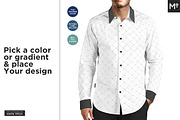 Casual Dress Shirt Mock-ups Set, a Shirt Mockup by Mocca Mockups Store (Thumbnail 7 of 11)