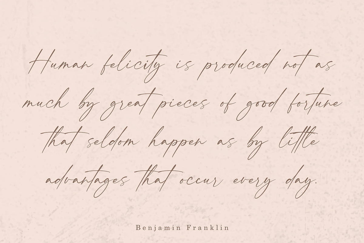 Felicity - Handwritten Font, a Script Font by Alpaprana (Photo 9 of 12)