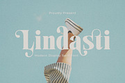 Lindasti - Elegant Display Serif, a Serif Font by Jimoji (Thumbnail 1 of 11)
