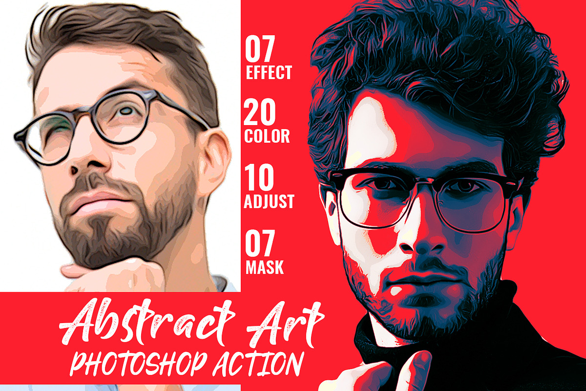 Abstract Art Photoshop Action, an Action Add-On by MRI STUDIO (Photo 1 of 11)