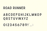 Road Runner I A Classic Sans Serif, a Sans Serif Font by Taylor Penton (Thumbnail 4 of 4)