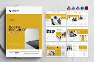 Business Brochure Template, a Brochure Template by DesignCrest