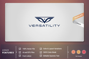 Verstality - Logo Template