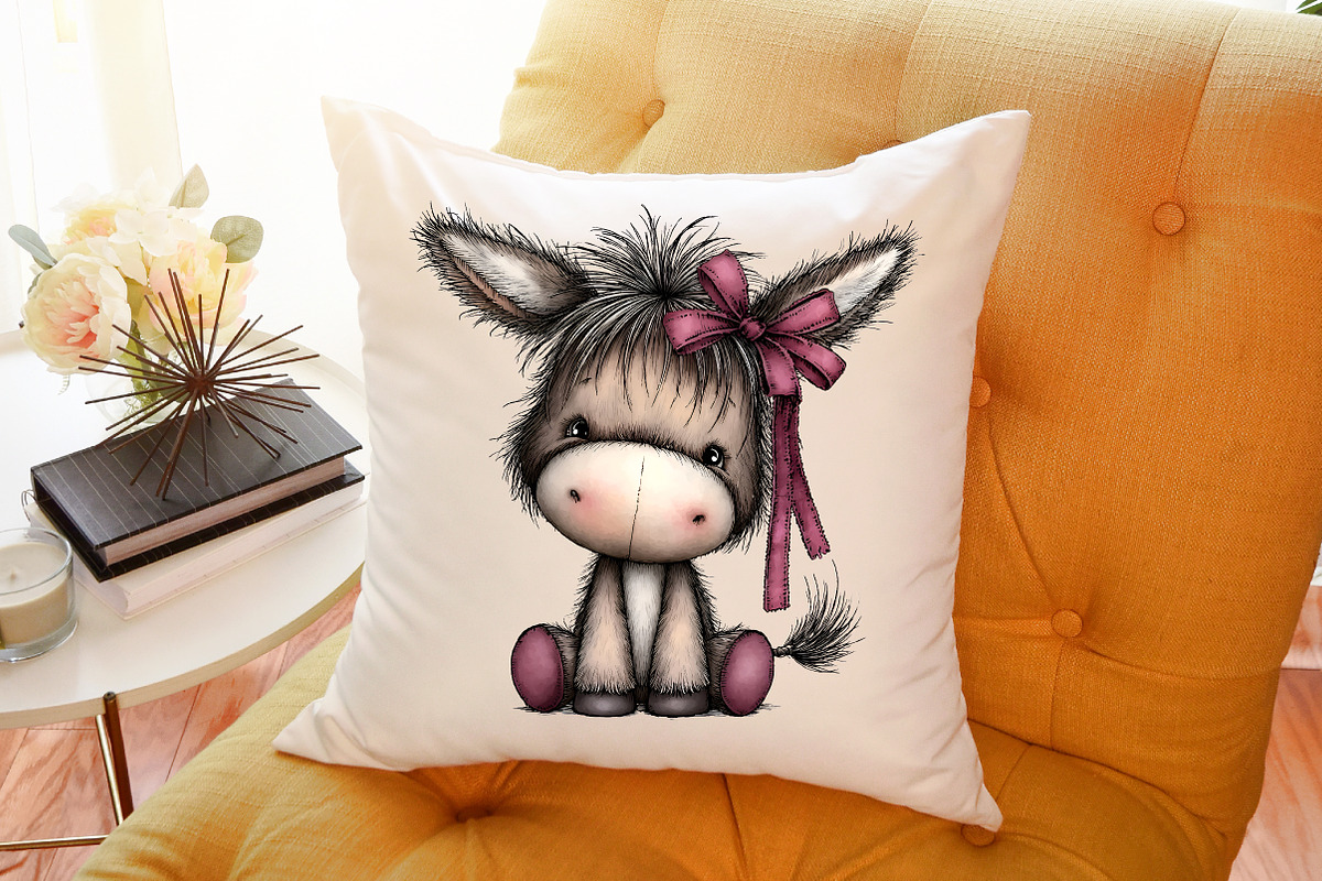 Farm Animals Christmas Clipart, an Animal Illustration by Sublimation Artist (Photo 6 of 6)