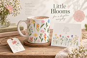 90 Whimsical Flowers Clipart, a Decorative Illustration by Anna Studio (Thumbnail 8 of 12)