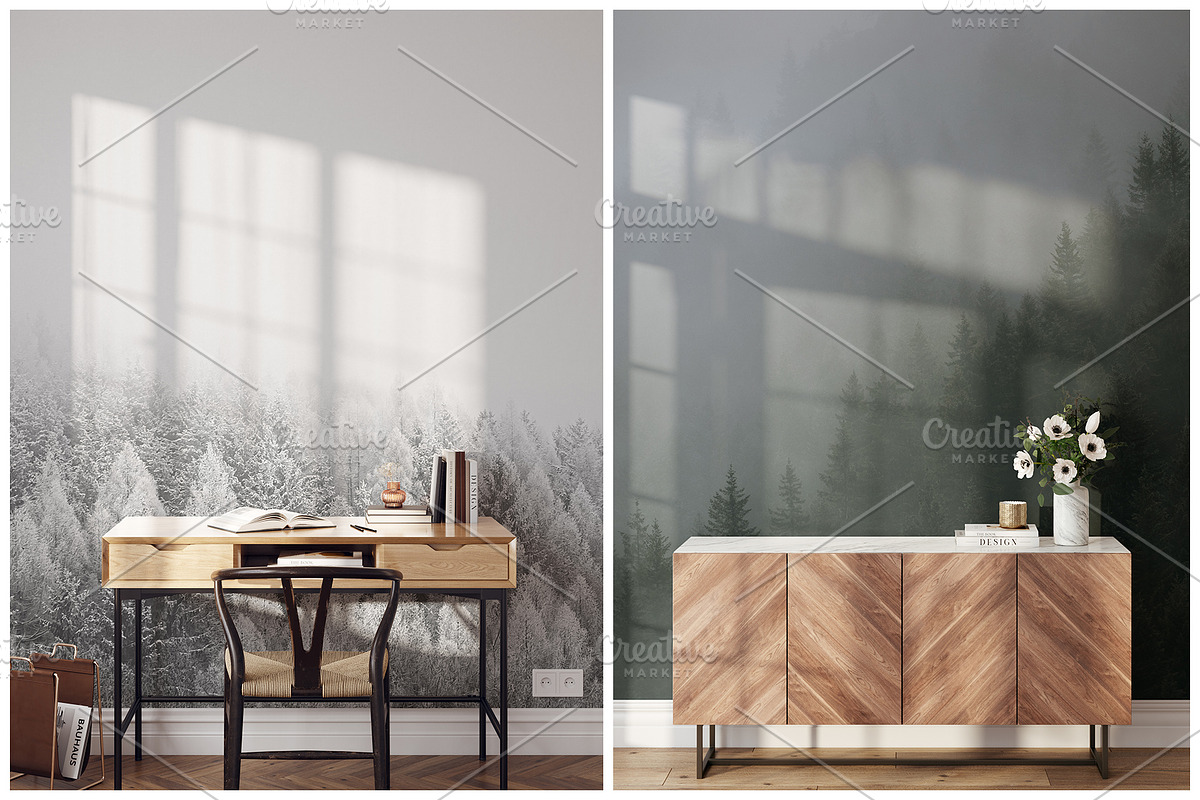 Frame & Wall Mockup Bundle - Sunny, a Print Template by Yuri-U (Photo 11 of 13)