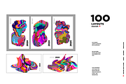 100 Colorful Stunning Abstract Fluid, a Background Graphic by singpentinkhappy (Thumbnail 2 of 11)