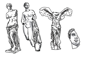 Ancient Greece Art Sculptures