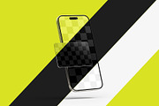 Bank Card with iPhone Mockup Set, an iPhone Mockup by mockupatelier (Thumbnail 3 of 9)