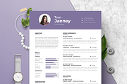 Modern Resume & CoverLetter Template, a Resume Template by Hito Graphic (Thumbnail 2 of 8)
