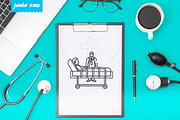 Medical-Health Line Icons V2, an Outline Icon by Jumbo Icons (Thumbnail 5 of 5)
