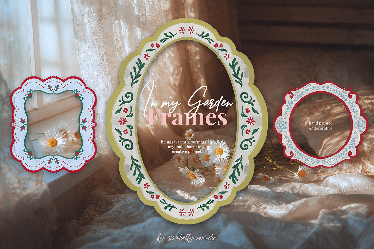 Cottagecore Decorative Frame clipart, an Object Graphic by Essentially Nomadic (Photo 2 of 13)