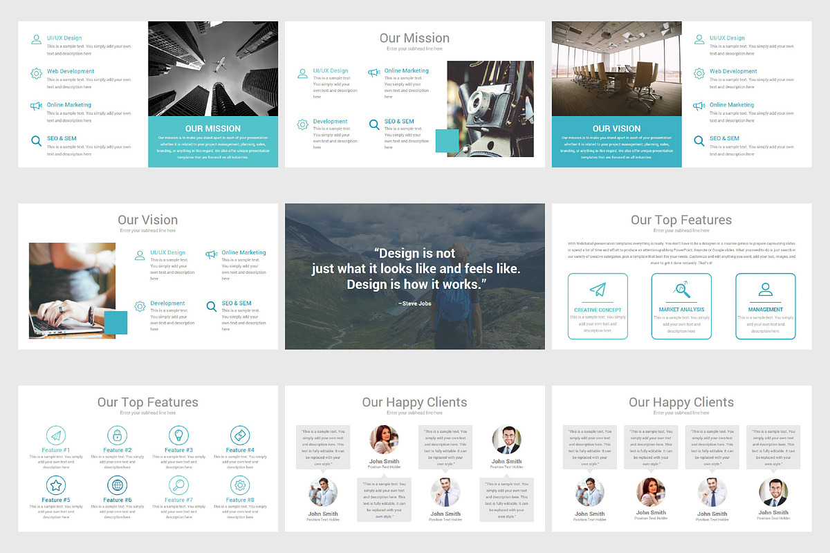 Best Minimal Keynote Template, a Presentation Template by SlideSalad (Photo 6 of 20)