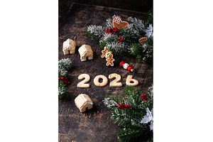 Festive New Year's cookies in the, a Holiday Photo by Yulia Furman