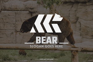 Grizzly Bear Logo Design Template