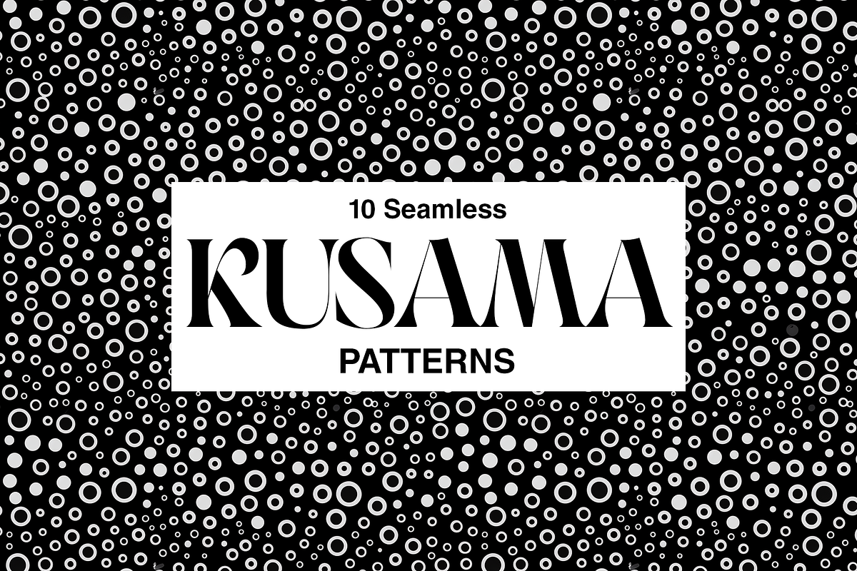 10 Art Series Patterns: Kusama, a Pattern Graphic by Motifs (Photo 3 of 12)